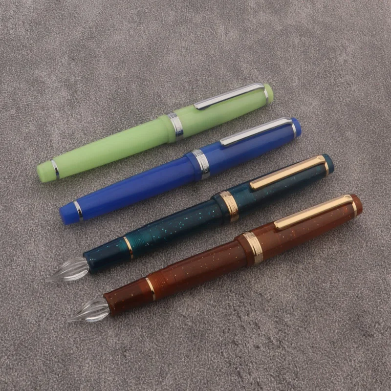 Jinhao 82ปากกาหมึกซึมสีแมทช์แก้วน้ำจุ่มปากกาเครื่องเขียนสำนักงานอุปกรณ์การเรียนปากกาหมึก