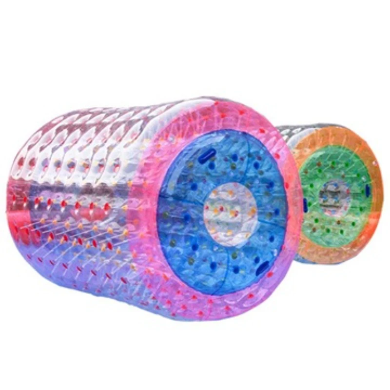 Double colors water roller joint  pump for road roller wheel Outdoor inflatable hamster wheel toy