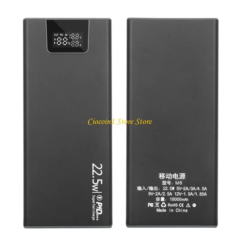 A3PC 8x18650 Battery Holder Shells Case Metal Shells Faster Shells Protectors DIY Boxes