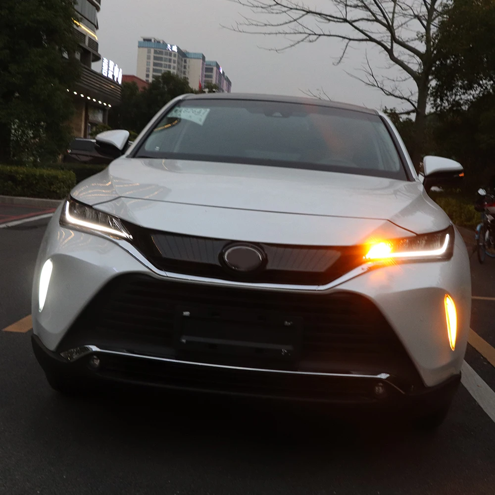 

Car Lights For Toyota Harrie Venza 2021-2025 Front Bumper Upgrade LED Fog Lamp Daytime Running Light Assembly Tools Accessories