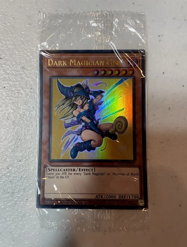 Yugioh KONAMI Duel Monsters TCG LART-EN035 Dark Magician Girl Ultra English Limited Edition Collection Sealed Card