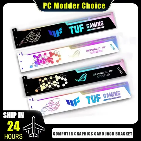GPU Holder 5V ARGB VGA Support 3090 3080 4090 Graphics Card Bracket M/B AURA SYNC, MOD Gamer Cabinet Decoration