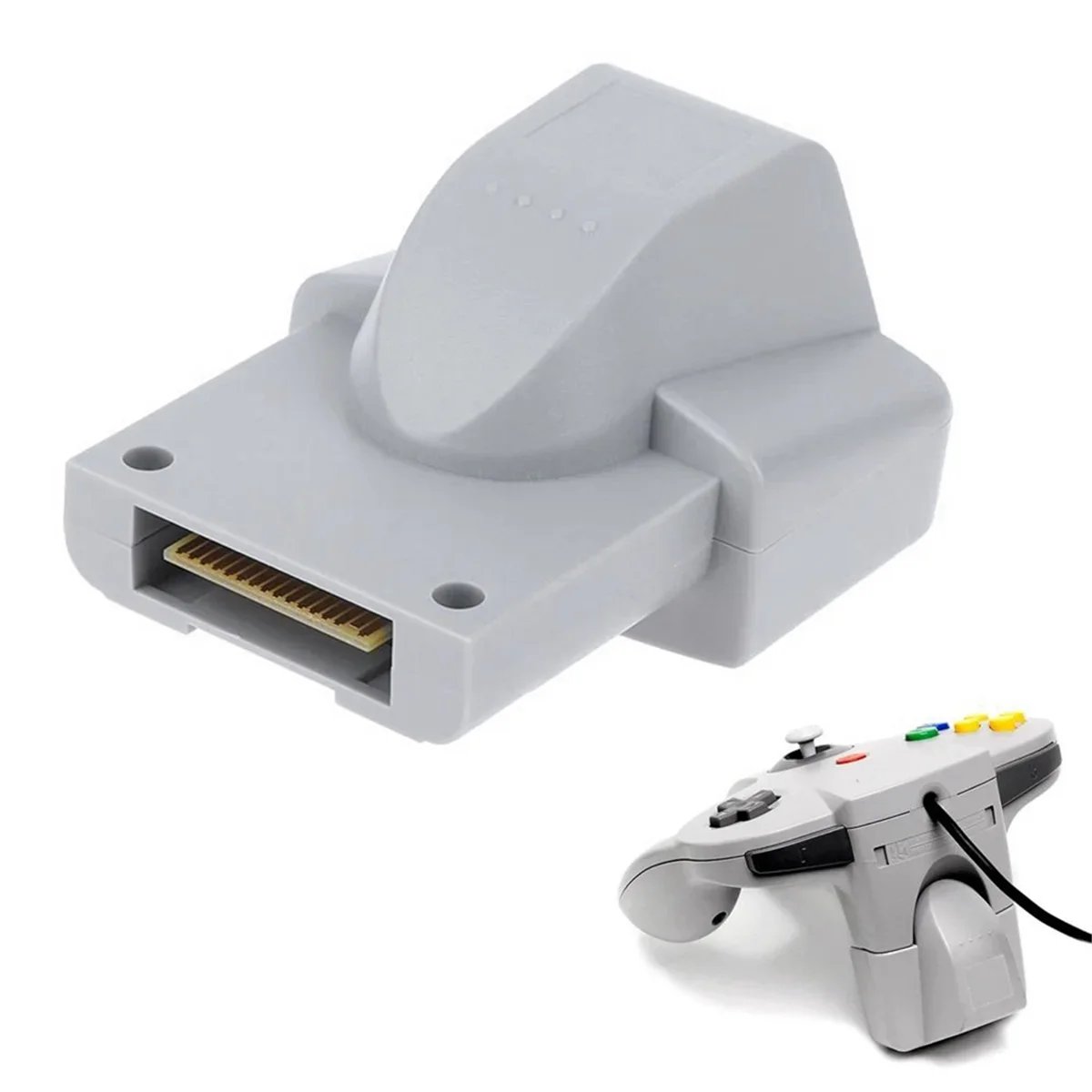 AA26P N64 Gamepad Vibration Pack Controller Rumble Pak Memory Card for Nintendo 64 Rumble Pak Game Console Accessories
