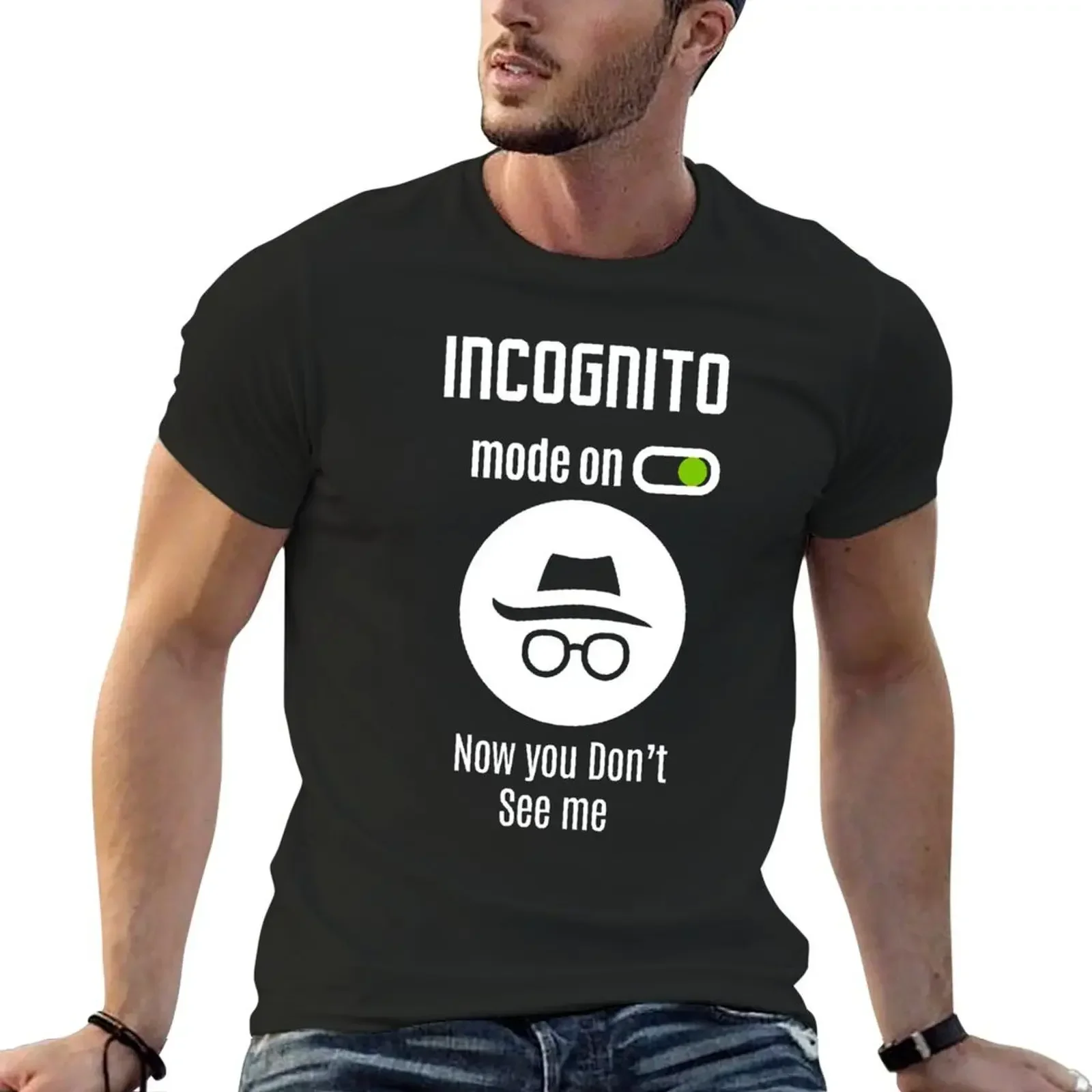 Incognito Mode on T-Shirt cheap stuff plus size tops new edition plain mens designer t shirt