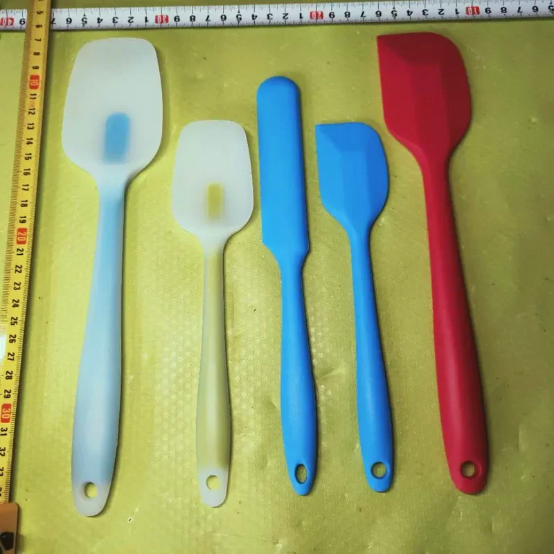 Silicone DIY Soap/Cake Tools include Stirring Rod Spoon Soap Making Heat-resistant Baking Scraper Kitchen Various Kinds Optional