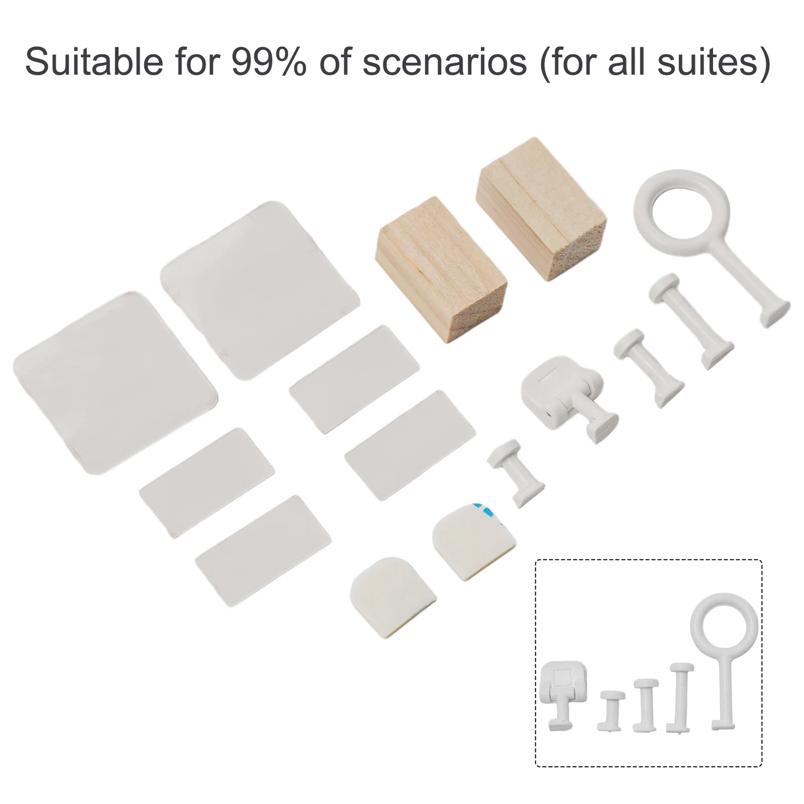 Enhance Switch Button Actuation with Finger Robot Kit 5pcs Switch Button Tool Packs Multiple Shapes and Lengths