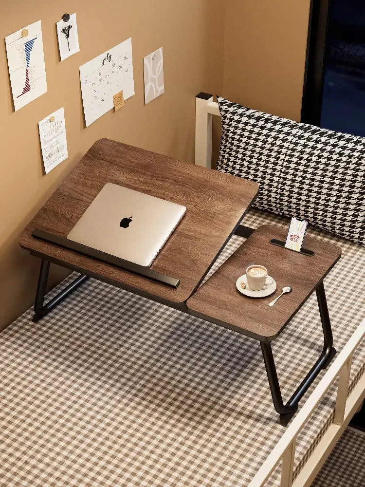 Adjustable Bed Tray Table Laptop Stand Foldable Desk for Study Reading in Bed Kids Student