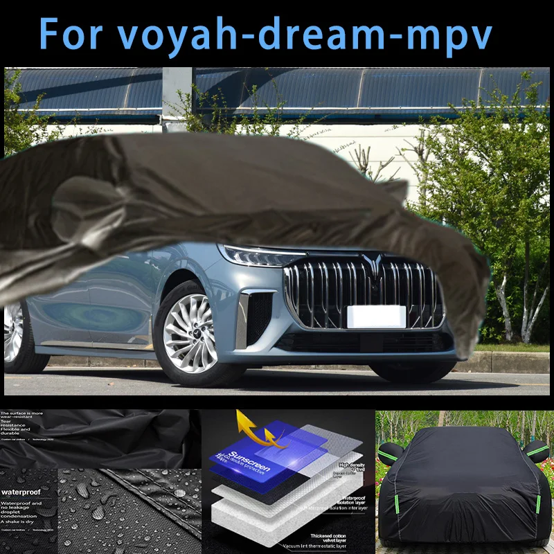 

For voyah-dream-mpv Outdoor Protection Full Car Covers Snow Cover Sunshade Waterproof Dustproof Exterior Car accessories