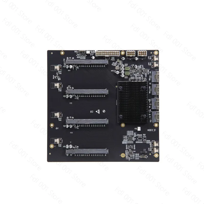 

PCIe 4 0 Switch Board 4 Slot Multi GPU Riser for 8 10 20 Card Expansion