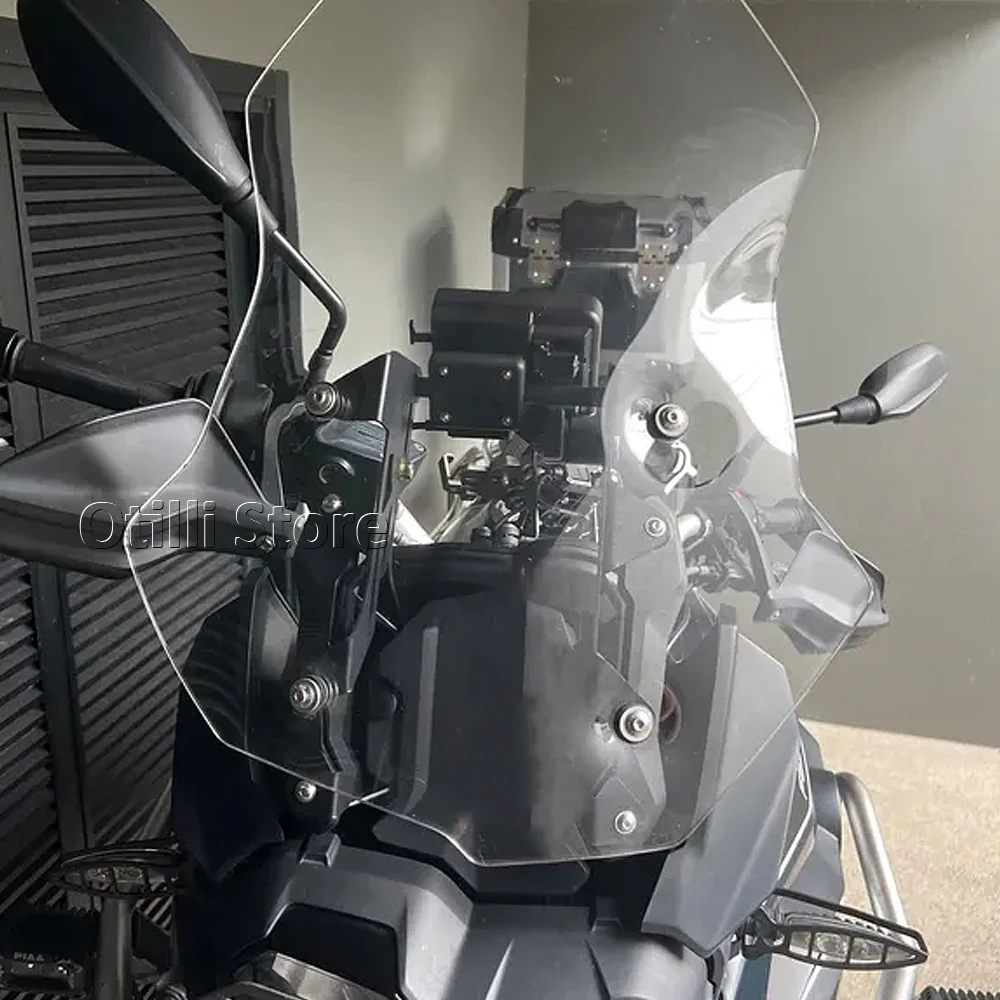 Motorcycle Accessories GPS Navigaton Plate Bracket FOR BMW F750GS F850GS F750 F850 GS F 850GS 2018- Windscreen Adjusters view 5