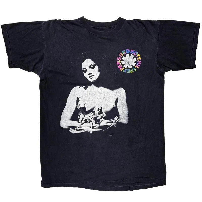 

80's Vintage Red Hot Chili Pepper Vintage Loose Men's and Women's T-shirts Designer High Quality Oversized T Shirt