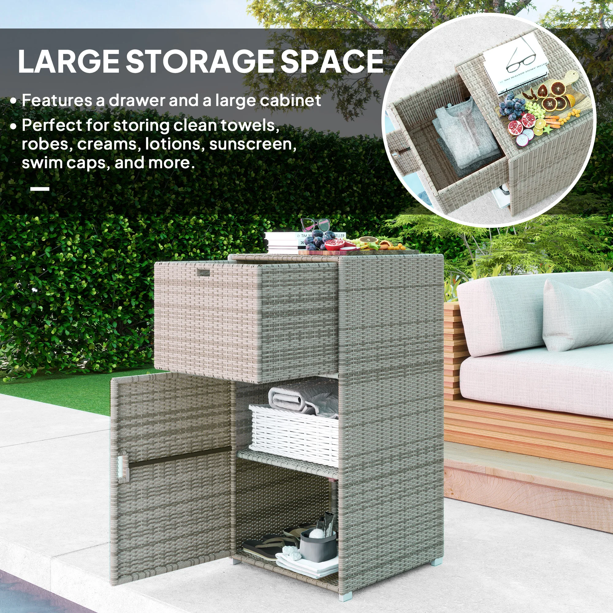 

Outdoor Towel Rack/Storage Cabinets/Lockers/rolling wardrobe