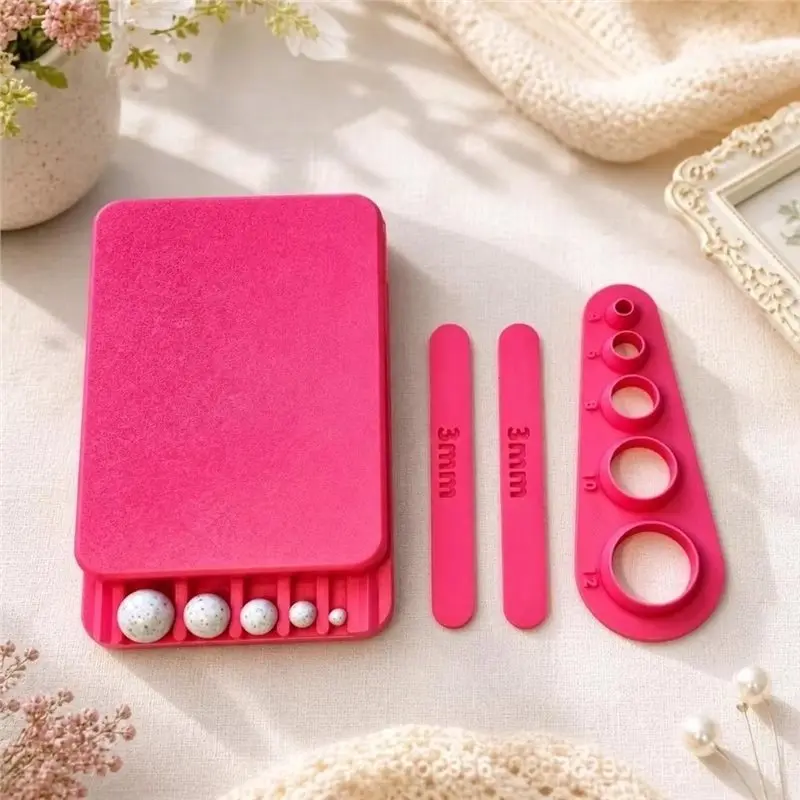 FAST-Multi Size Polymer Clay Bead Roller 4-12Mm Diameter Multi Groove Bead Shaping Tool Uniform Round Shape Clay Bead Maker