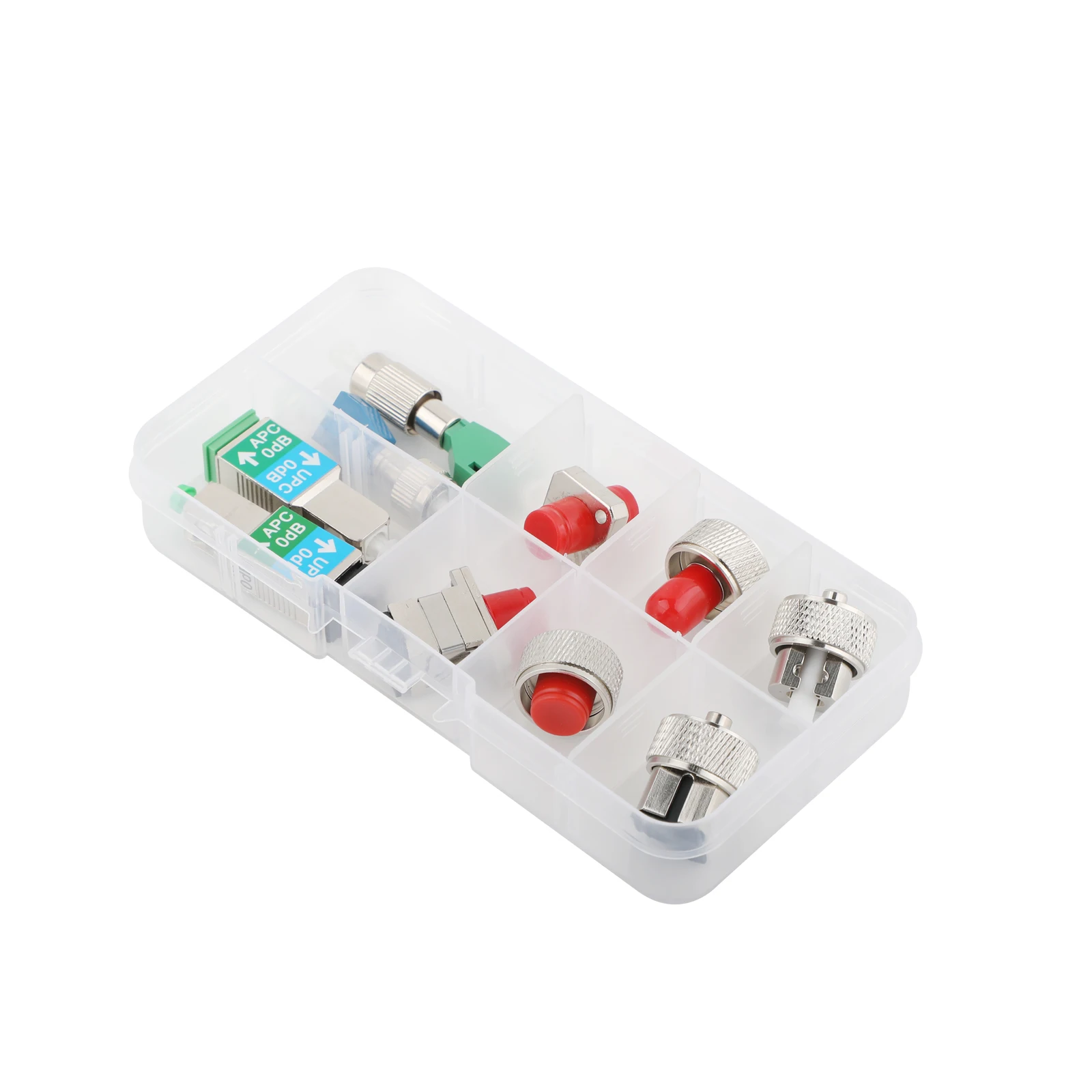 Комплект оптоволоконных адаптеров, 10 шт., адаптер OTDR SC FC ST LC, разъем для тестирования OTDR