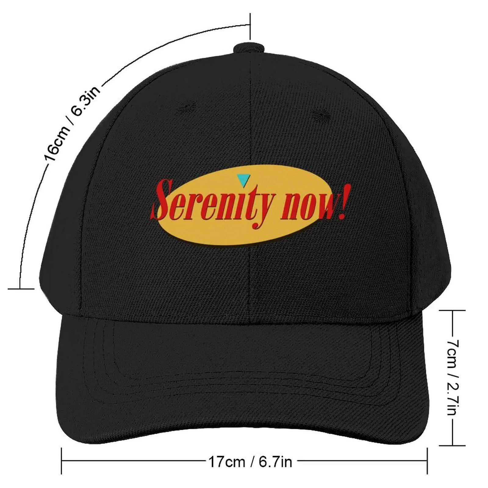 Serenity Now! Baseball Cap Fluffy Hat funny hat fashionable New In Hat Hats For Men Women's