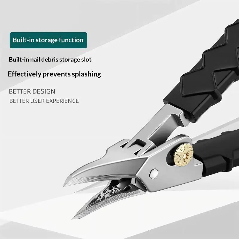 New Gear-unlocked Nail Clippers Ergonomically Designed Suitable For Embedded Nails And Thick Nails