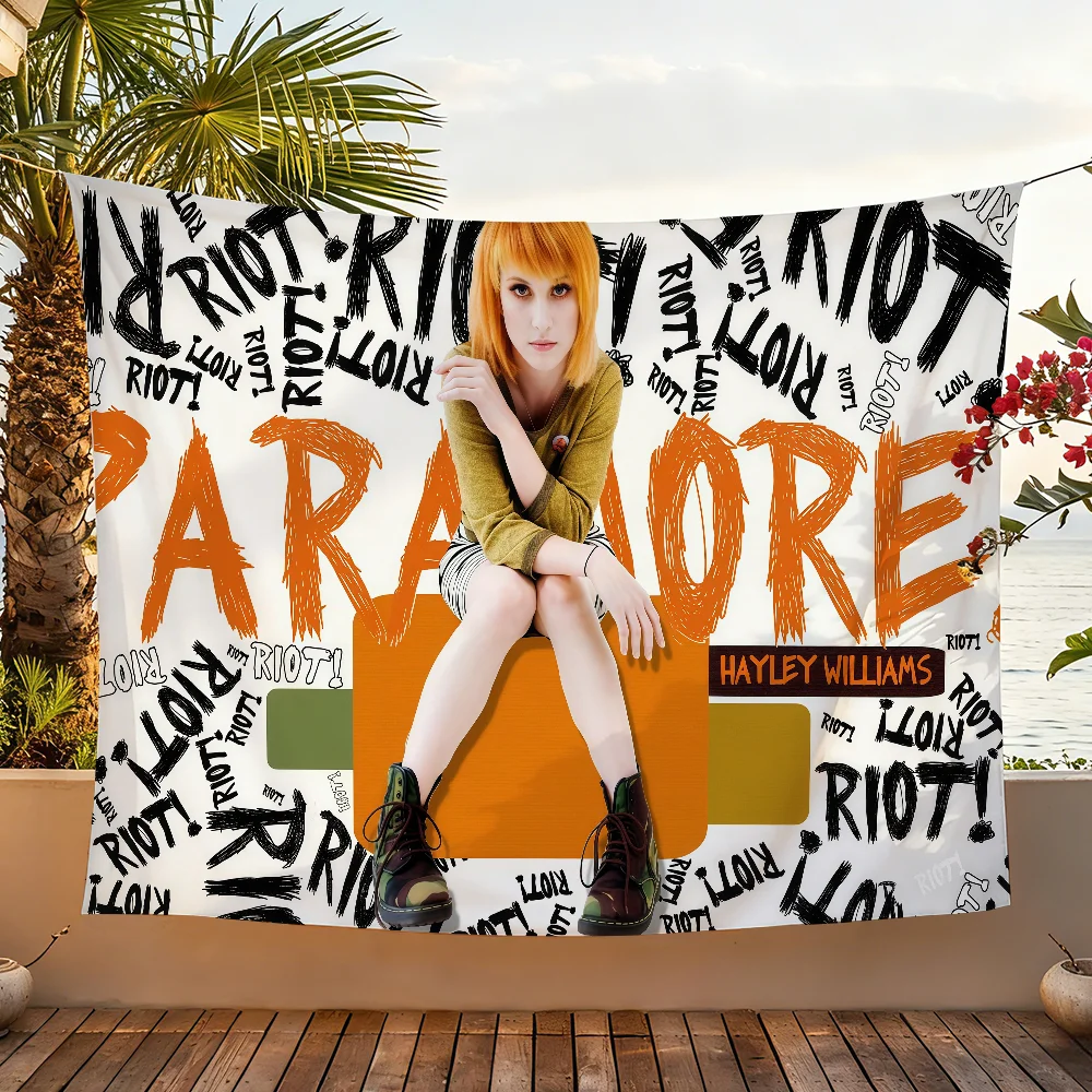 Band P-Paramore-S Flag For Garden Party Living Room Home Banner Wall Decor Bedroom Outdoor Tapestry