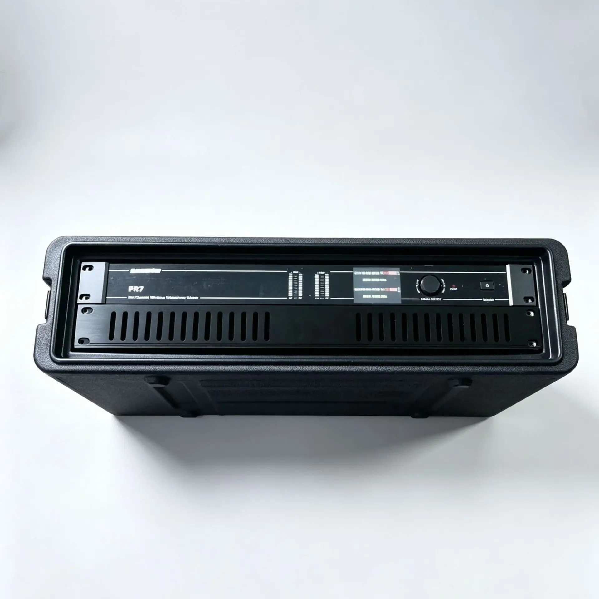 Rotomolded PE Equipment Case 2U Microphone Power Amplifier Case 30/40cm Medium Depth Shockproof Waterproof Portable Storage Box