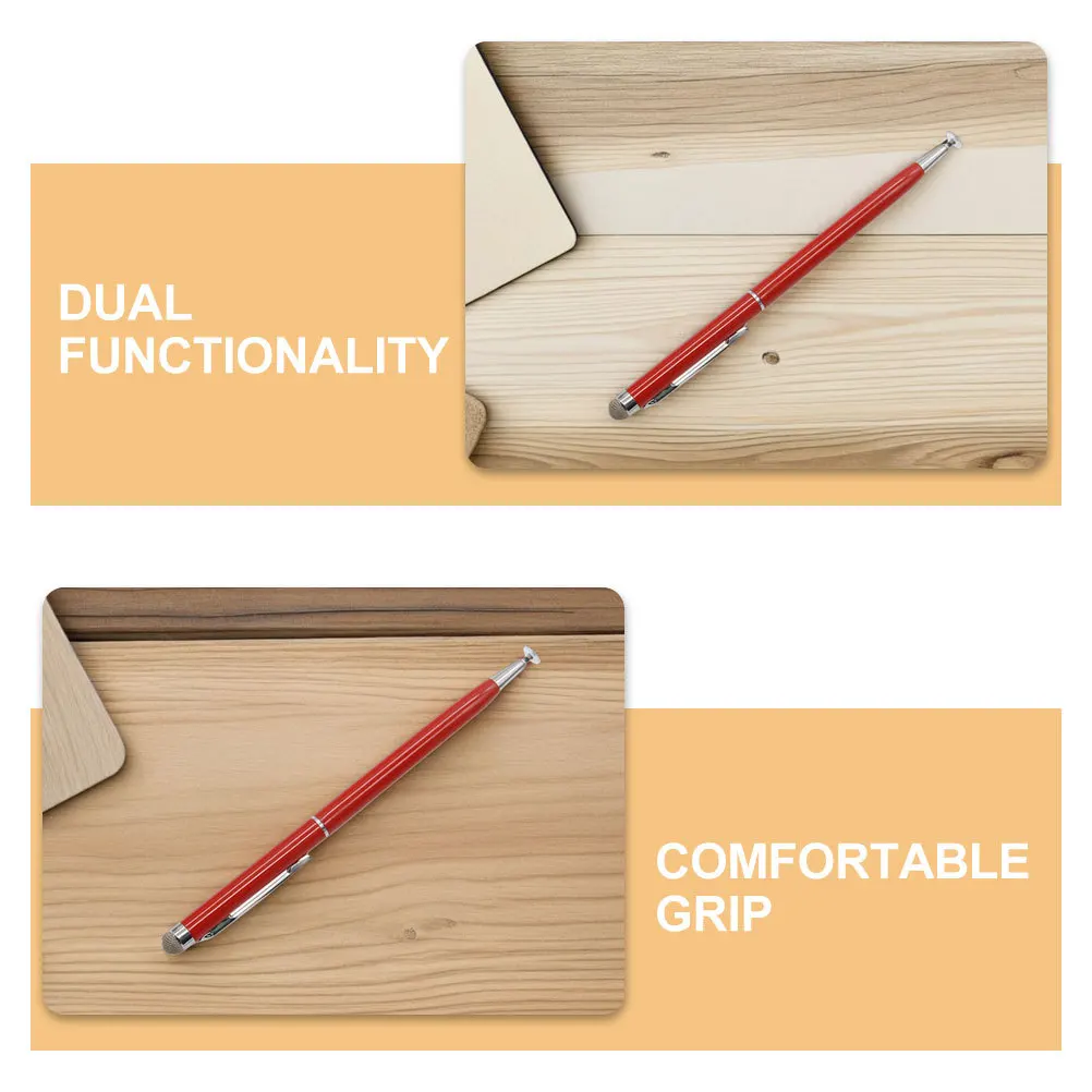 2 قطعة أقلام ستايلس بالسعة بشاشة تعمل باللمس طرف قماشي عالي الدقة عالمي للهواتف الذكية والأجهزة اللوحية رسم الملاحظات