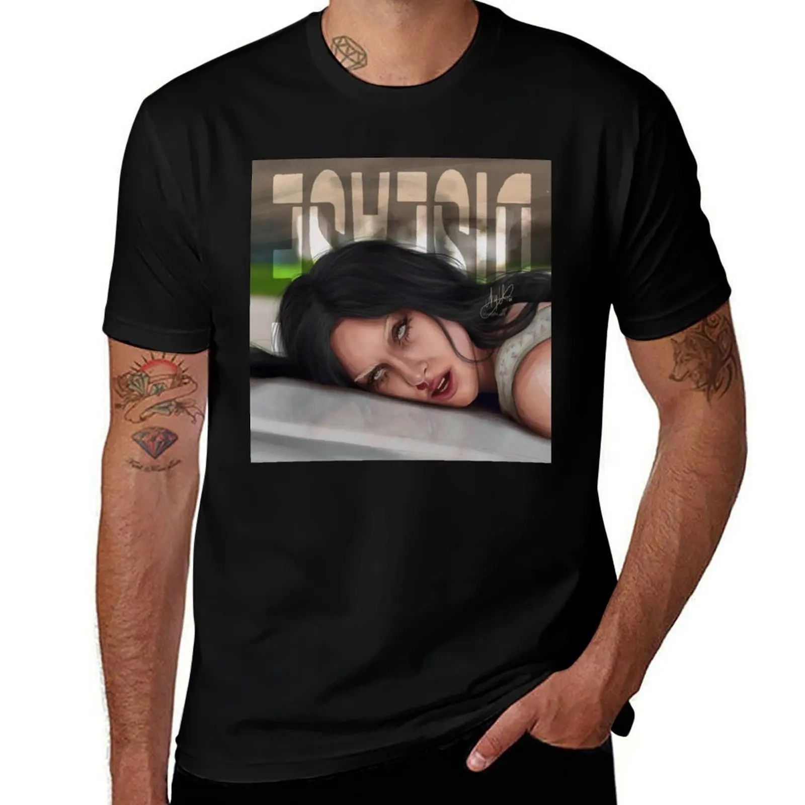 

lady gaga disease drawing T-Shirt topping Personalized t-shirt graphic t shirt vintage mens clothing