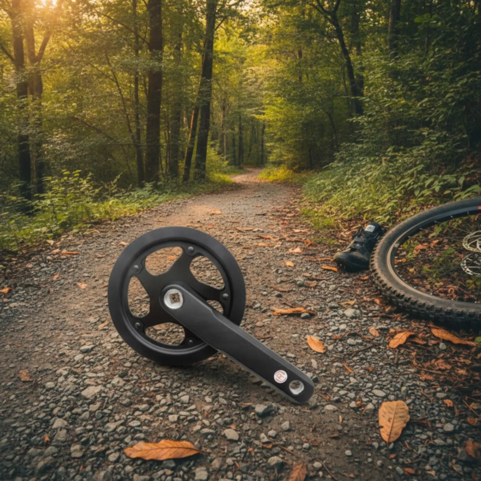 Crankset with 38T Chainring Sturdy for Road Cycling, Cyclists