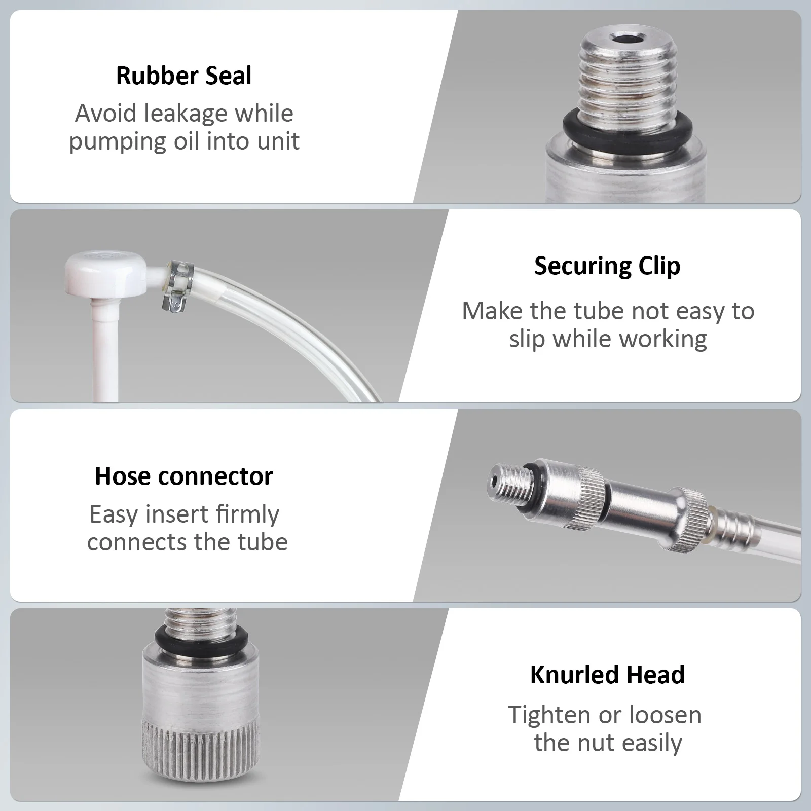 

Fluid Gear Oil Pump 8cc with 3/8" 8mm 10mm Adapters for Standard Quart Bottles Fit Universal Lower Unit Mariner Outboards Motors