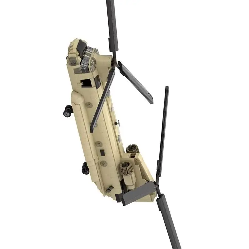 

MOC Building Blocks US Heavy Transport Helicopter CH-47 Chinook Model Assembly Bricks Airplane Transportation Toys Gifts 1164PCS