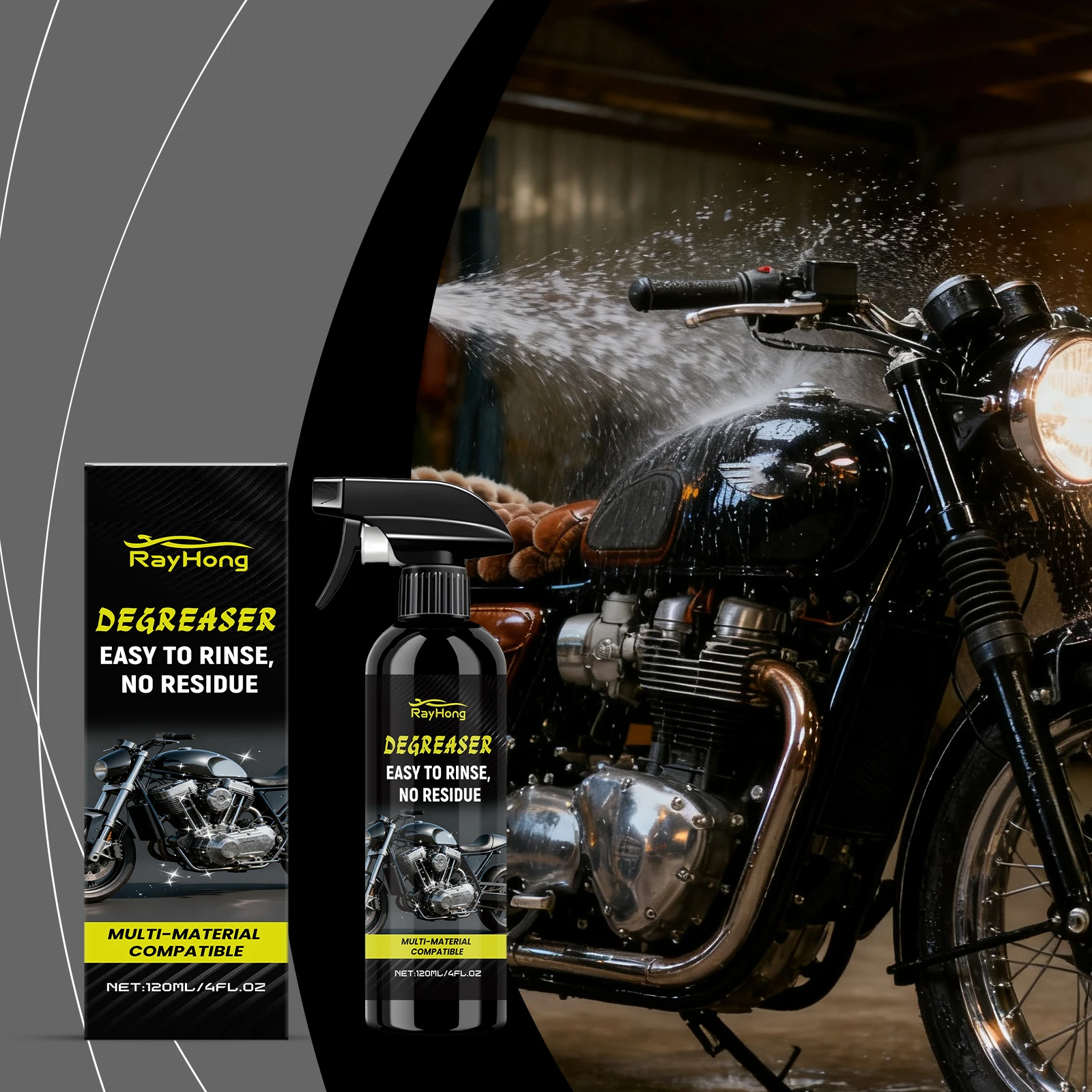 

Car Wash Liquid Motorcycle Cleaner Tire Stain Removal Renovation Care Daily Maintenance Detergent Help Clean Multiple Surfaces