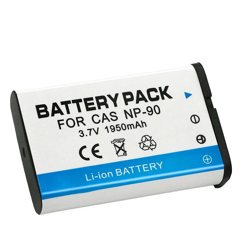 NP-90 3.7V 1950mAh EX-H10 EX-H20 EX-H15 EX-FH100 Camera Lithium Battery Pack