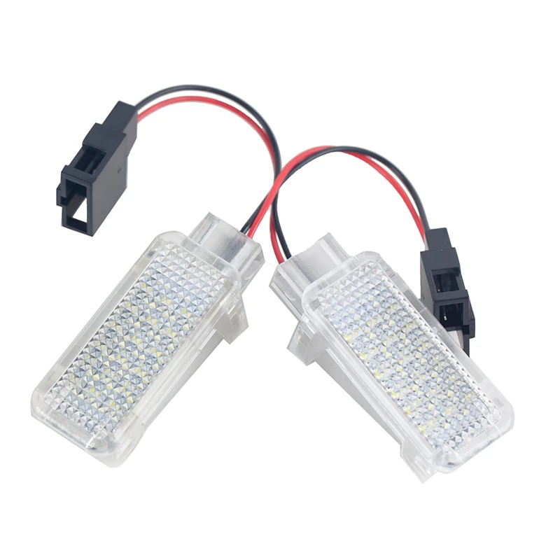 1 Pair Car LED Trunk Light 3528 SMD For Skoda Octavia Fabia Superb Roomster Kodiaq Led Luggage Compartment Light