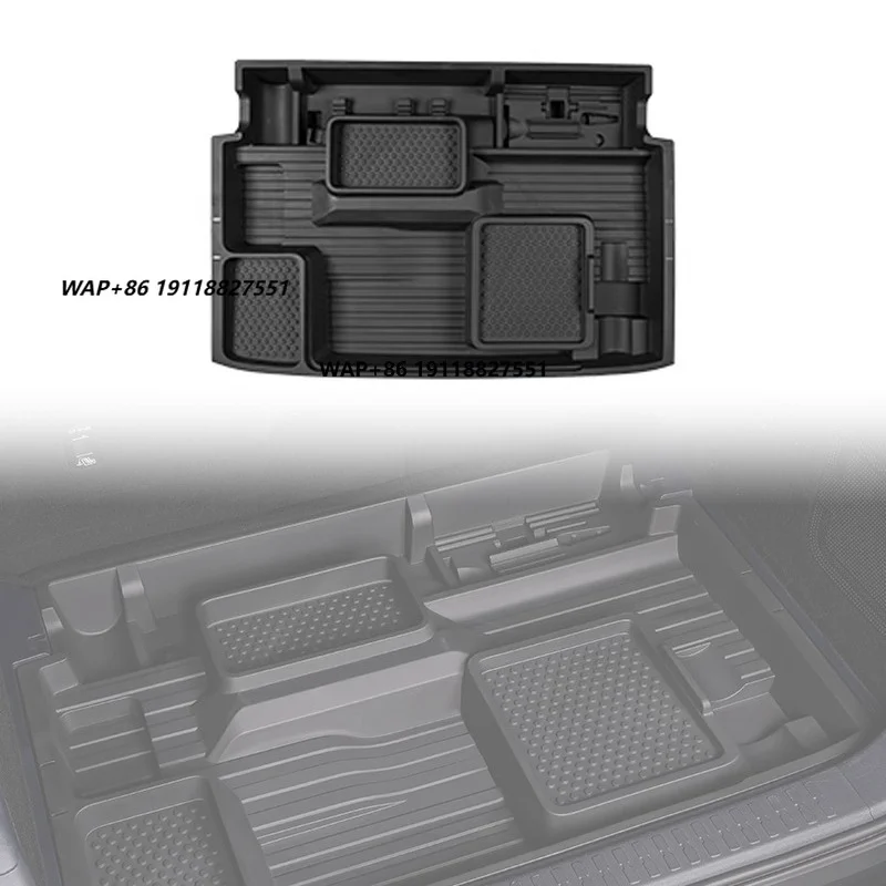 New Update Rear Trunk Storage Box Car Organizer Cargo Container for Byd Leopard 5 Accessories