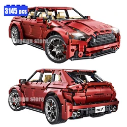 3145pcs High Tech Technical City Remote Control SUV Sports Car DBX 1:8 Building Blocks MOC Vehicle Bricks Toys for Boys Gift Set