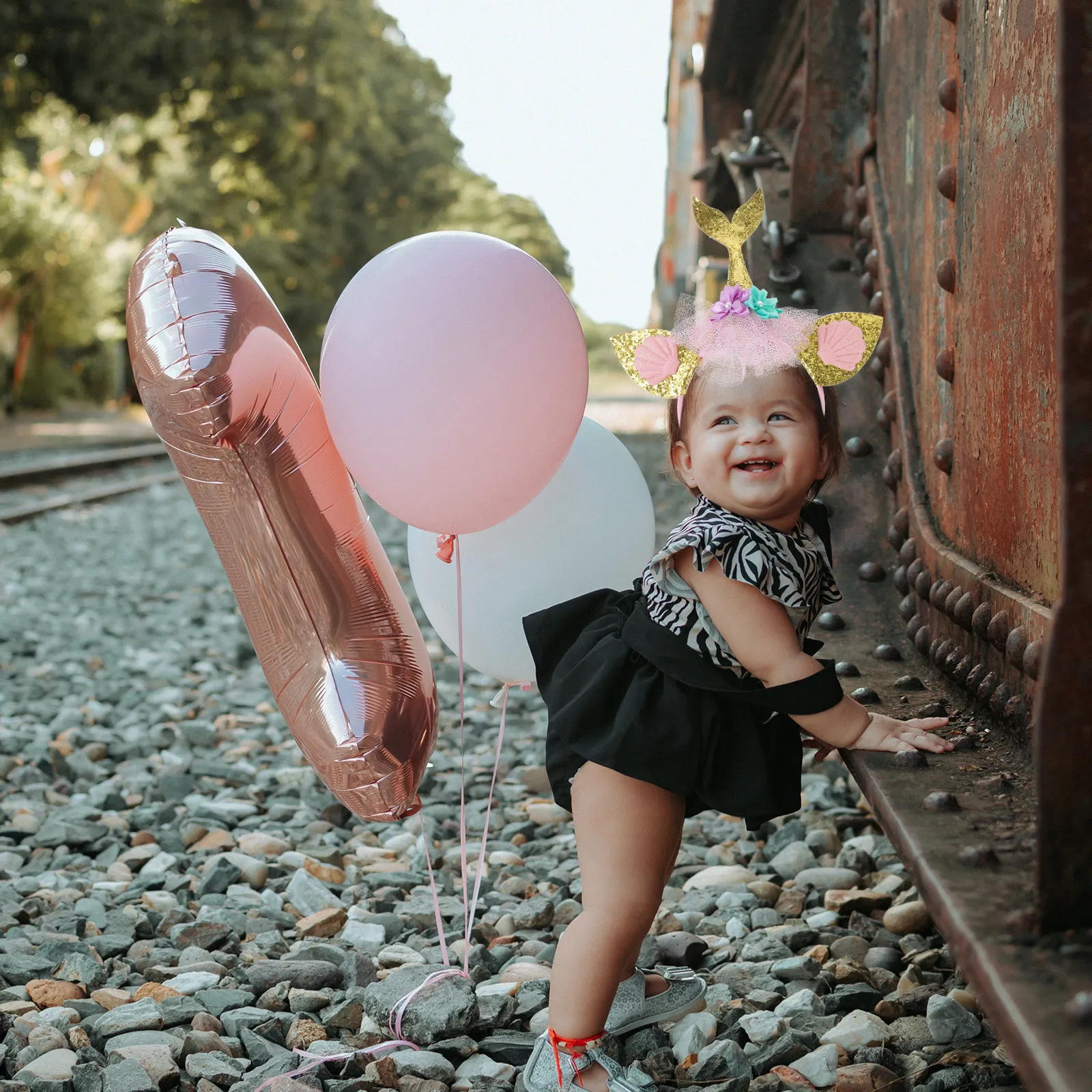 

Mermaid Tail Headband Cute Little Girl Headband Party Hair Accessories Decorative Mermaid Glitter Hairband for Girls