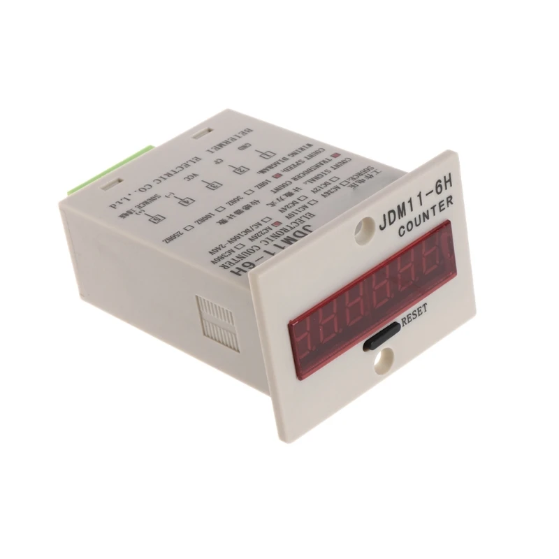 6-Digit LED Display 1-999999 Counter Adjustable NPN Photoelectric Sensor Switch A0NC images - 6