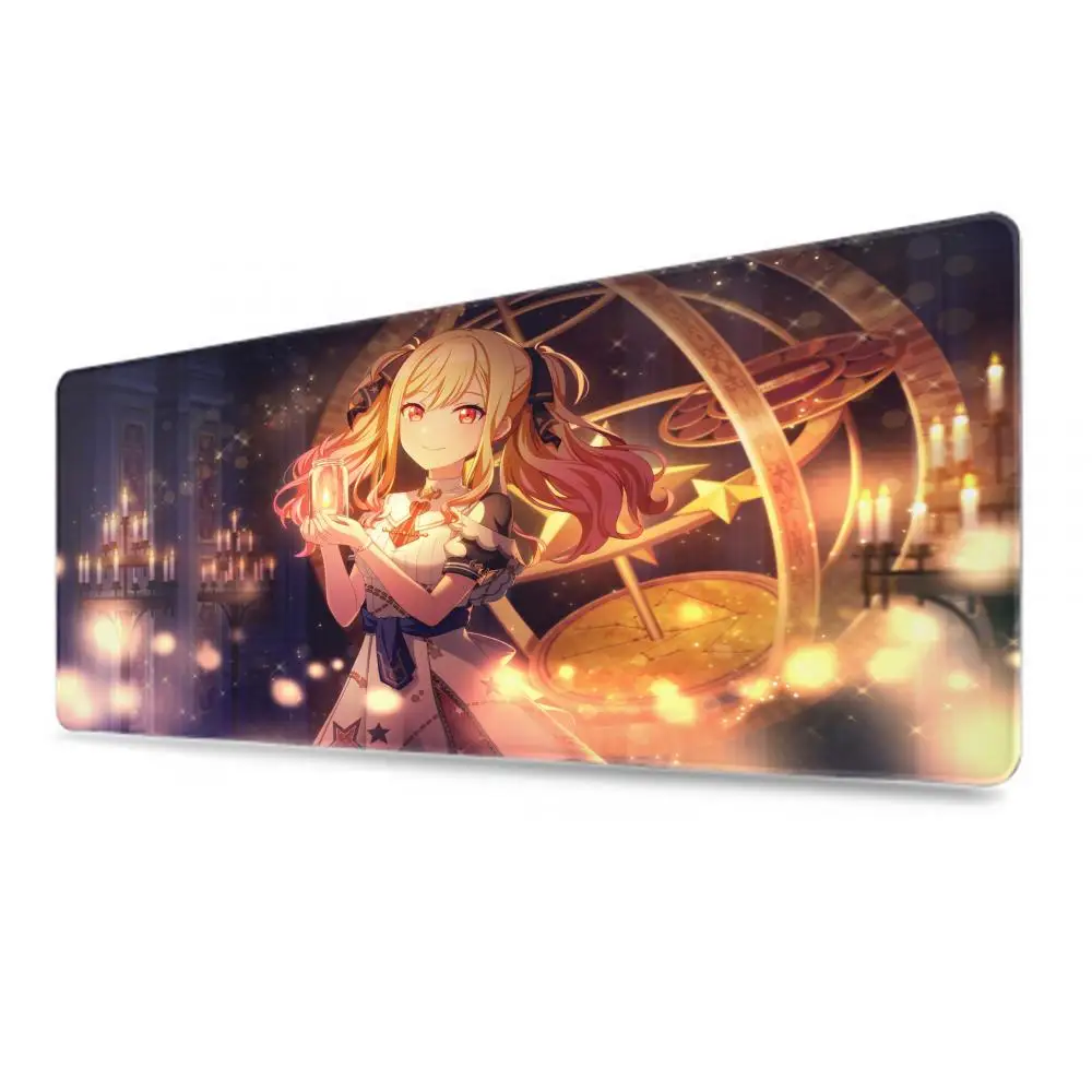 P_project S_sekai Large Pu Mouse Pad 400x900 Keyboard Pad Leather Durable Game Mousepad Anti-scratch Mouse Mat Desk Protector