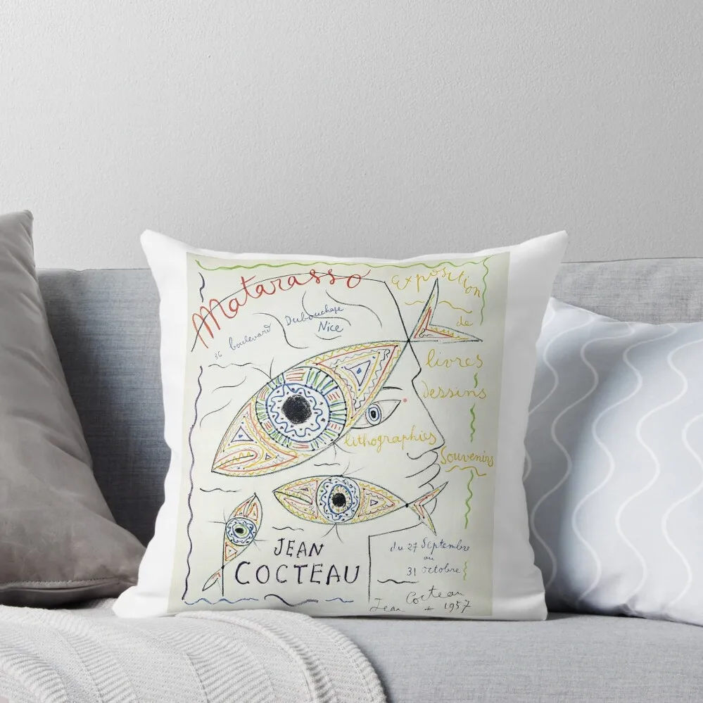 

Jean cocteau artwork jean cocteau painting jean cocteau Throw Pillow Pillowcases Pillows Aesthetic Pillow Case pillow