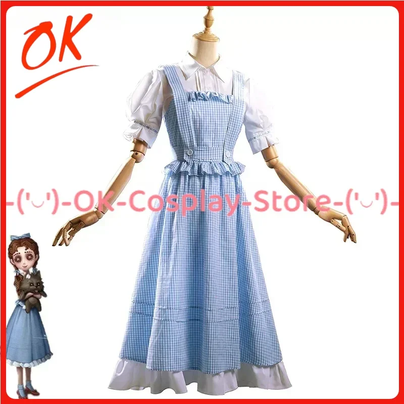 [حسب الطلب] لعبة الهوية الخامس فتاة صغيرة دوروثي تأثيري حلي هالوين كرنفال عطلة حفلة موحدة المرأة فستان نزهة لطيف