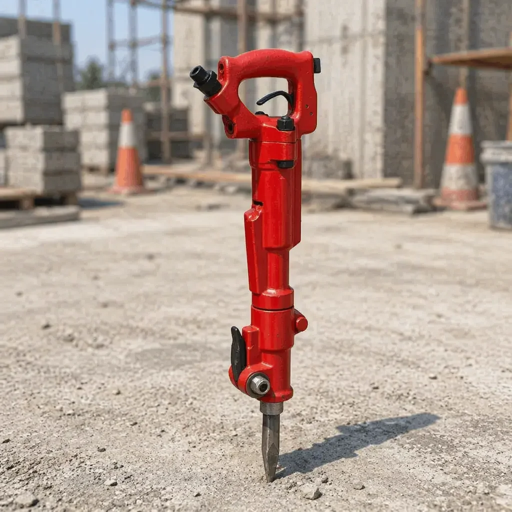 -Powered Portable Heavy TPB40 Rock Drill Air Chipping Hammer Breaker Chisel Air Pick with Pump for Construction Use
