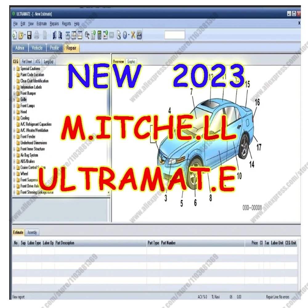 Nestest 2023 MITCHell ULTRAMATE 7 COMPLETE ADVANCED ESTIMATING SYSTEM+ patch for never expire+ Can installed indefinitely