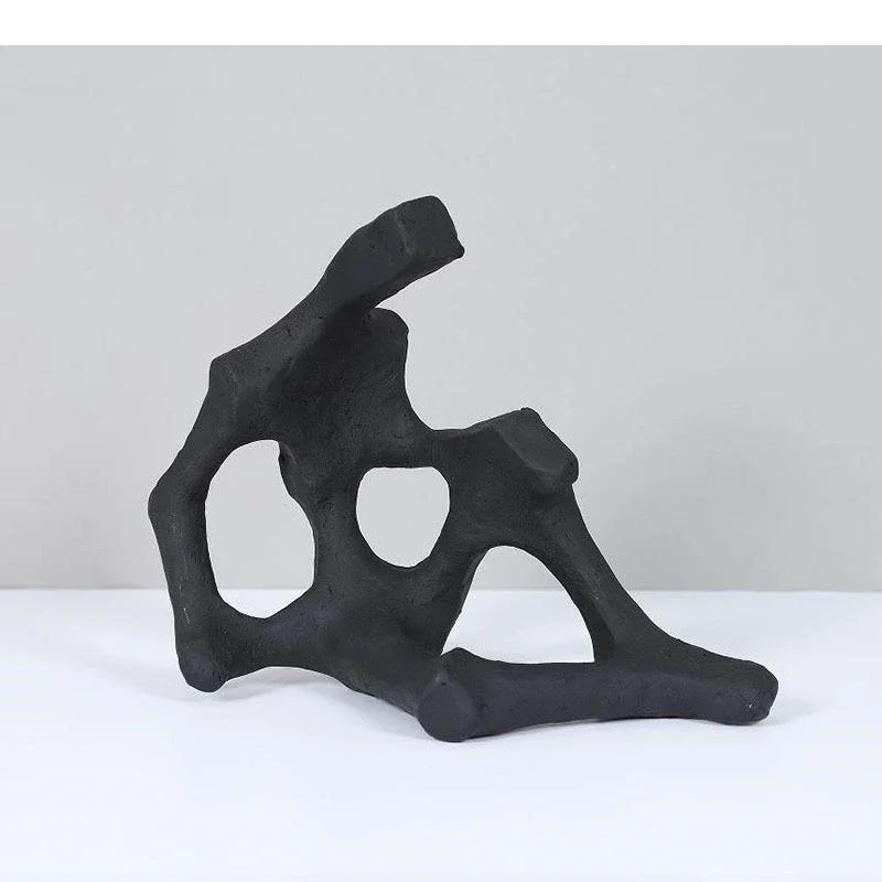 

Minimalist Abstract Character Resins Statue Desk Decoration Ornaments Crafts Modern Home Decor Black Figure Artwork Sculpture