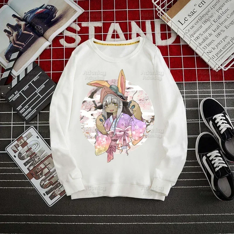 Made In Abyss Anime Primavera Autunno Casual Riko Reg Lyza Nanachi Felpe Mitty Felpa da uomo Top