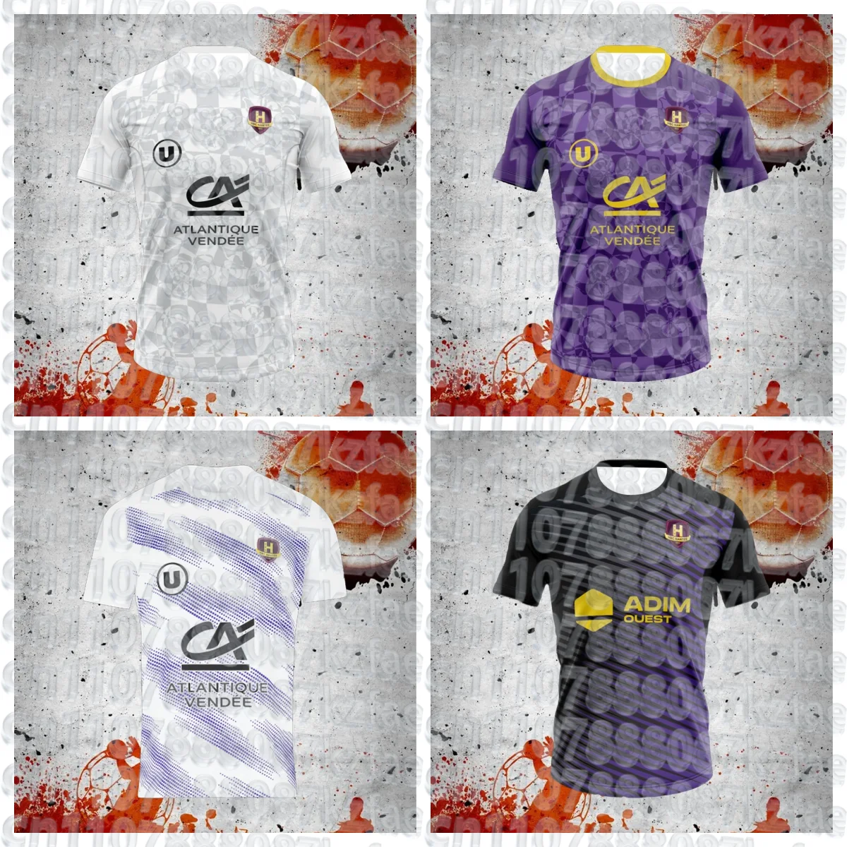 Camiseta de Balonmano HBC Nantes para Hombre, Ropa Deportiva Juvenil para Niños, Uniforme de Balonmano de Entrenamiento Extra Grande, Jersey Transpirable Unisex, Conjunto Familiar
