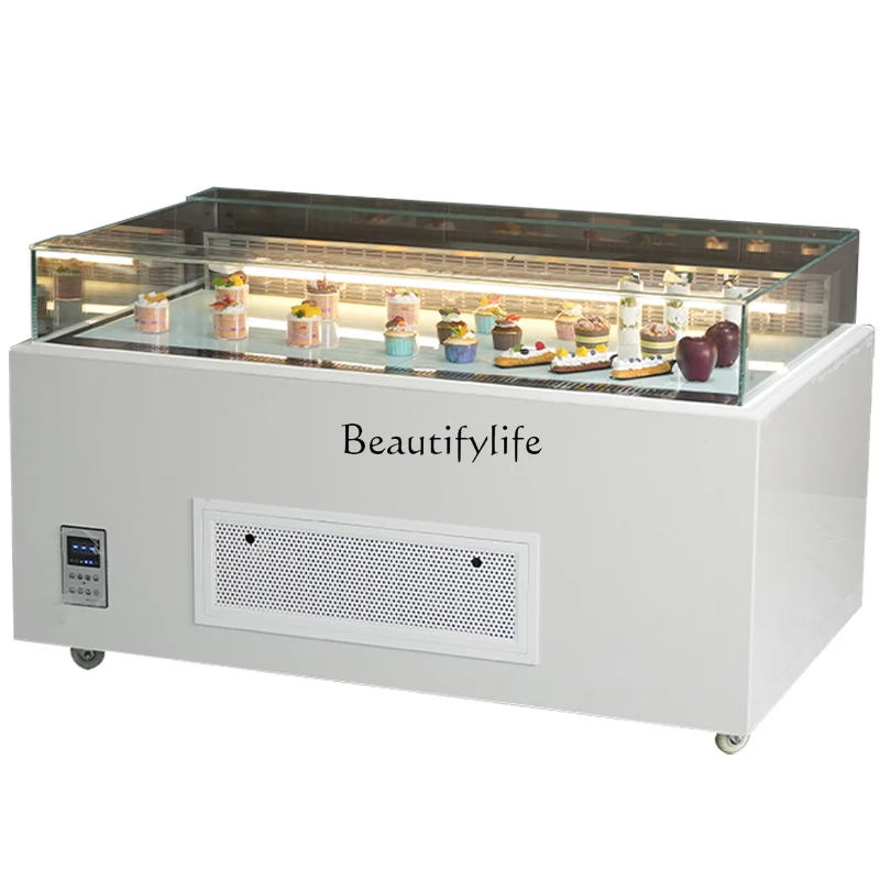 Open Cake Display Cabinet Bakery West Point Dessert Refrigerated Cabinet Fresh-keeping Cabinet