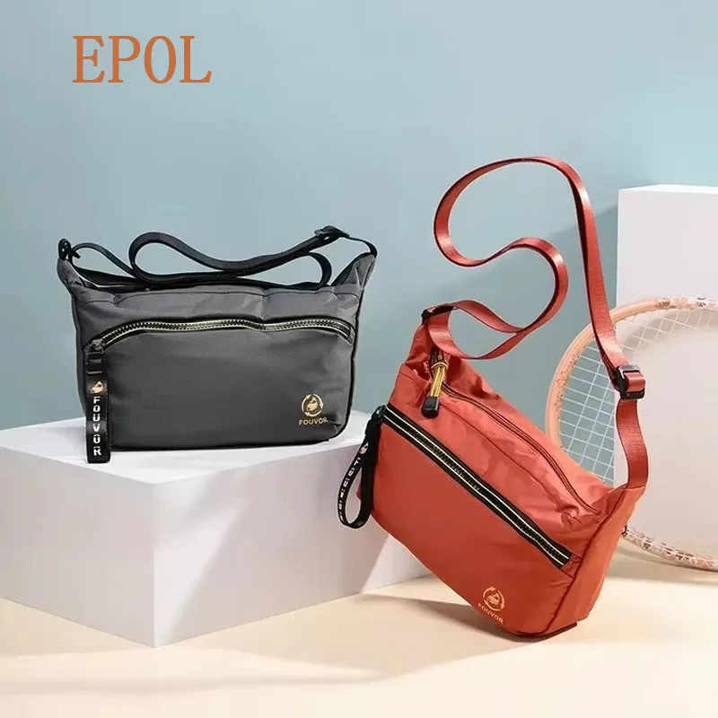 EPOL Women Crossbody Bag Fashion Nylon Lightweight Casual Shoulder Bags Large Capacity Waterproof Wear-resistant Handbag 2930-12
