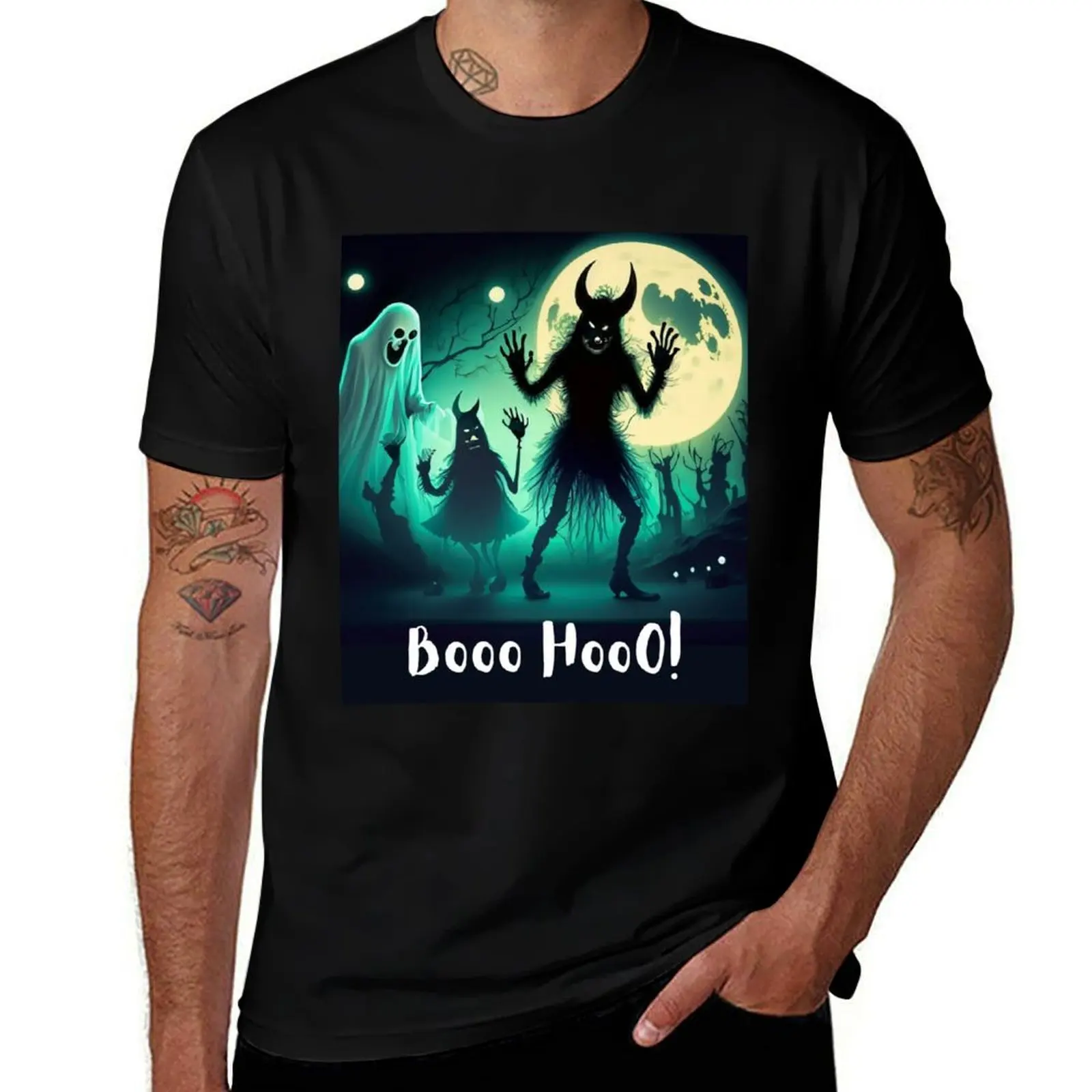 

Wendigos, ghosts and Gremlins BooHoo! T-Shirt tshirts personalised T-shirts oversize black t shirts for men