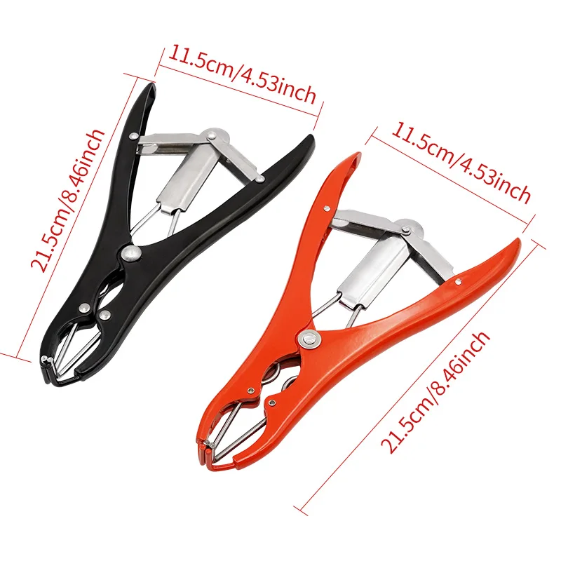 Livestock Tail Removal Piglets Sheep Castration Pliers with 100 Rubber Rings Castration Device Veterinary Equipment