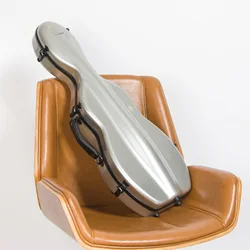 CHRISTINA Violin Case Gourd Shape 4/4 Size Lightweight Waterproof Composite Materials with Straps Available in Multicolors VB-GS