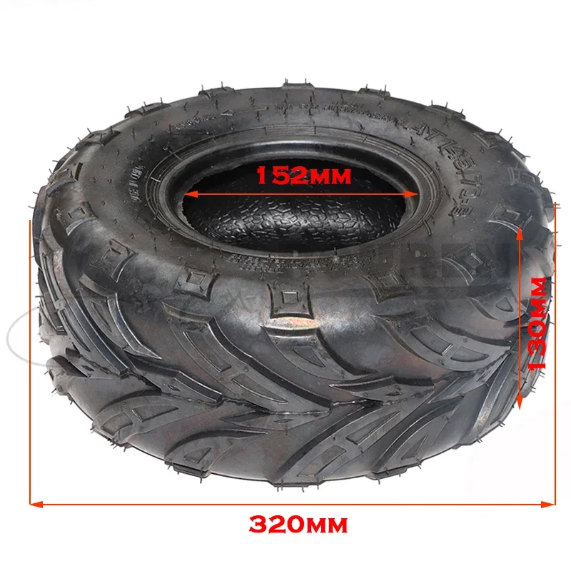 145/70-6 Tubeless Tire 6 Inch ATV Tyre for Four Wheel Vehicle 50cc 70cc 110cc Small  Front or Rear Wheels - view 4