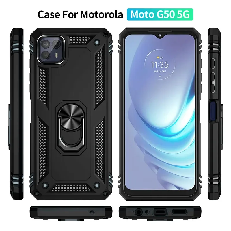 For Motorola Moto G50 5G Case Shockproof Bumpers Armor Case For Moto G50 G 50 MotoG50 5G XT2149-1 Stand Holder Back Cover