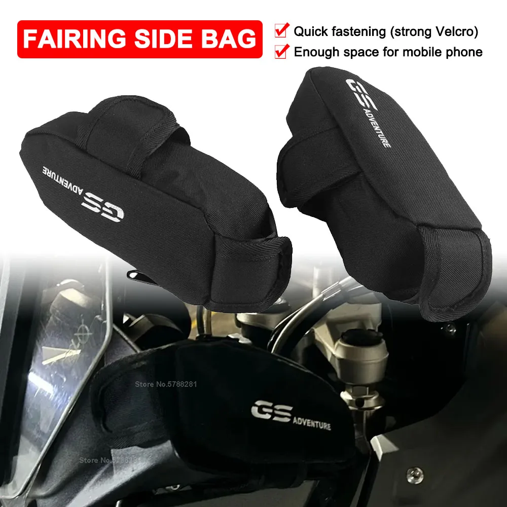 

Motorcycle Fairing Windshield Side Bag Saddlebag Package For BMW R1250GS R1200GS Adventure GS R1200 R1250 GSA 2023 Storage Bag